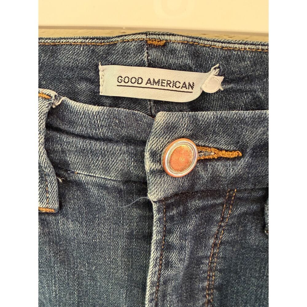Good American Skinny Jeans Size 6/28 Medium Wash Stretch Denim - Picture 4 of 10